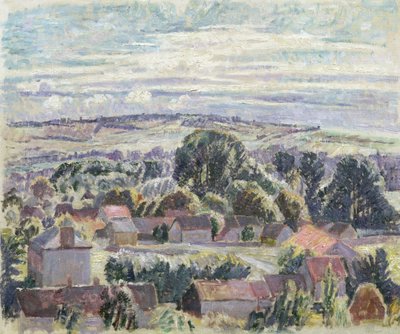 Eine englische Landschaft, ca. 1910 von Spencer Frederick Gore